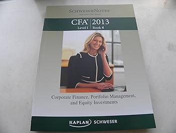語学・辞書・学習参考書 CFA LEVEL1 schweser note 020 CFA Level 1 Kaplan Schweser Notes: Books 1-5, Practice